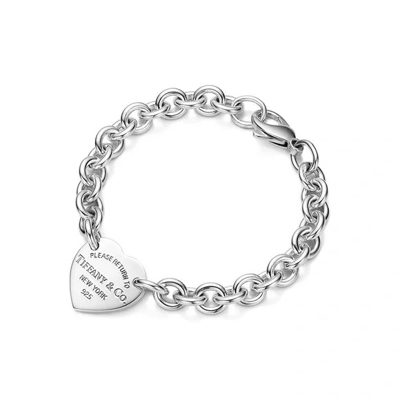Tiffany & Co. Jewelry - Tiffany’s Vintage Silver Heart Charm Bracelet